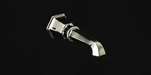 Излив настенный ADNJ12247NK Devon Devon JUBILEE BLACK CROSS