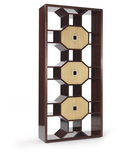 Gianfranco Ferré Home Открытый двухсторонний книжный шкаф из бука sun-id-1473334 - Вид №1