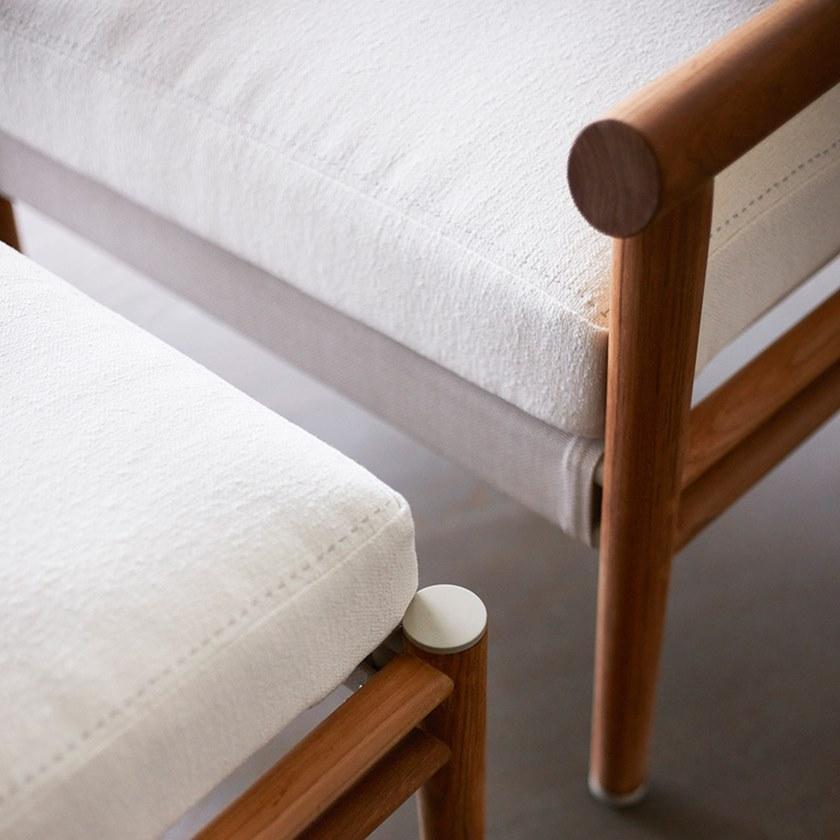 JANUS et Cie Садовое кресло из тика с подлокотниками Konos sun-id-1441973 - Вид №4