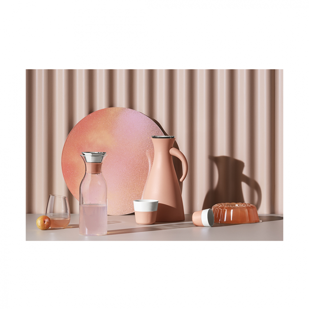 EVA SOLO 501088 Чашки для эспрессо, 80 мл, 2 шт, персиковый Фарфор, силикон  - Вид №1