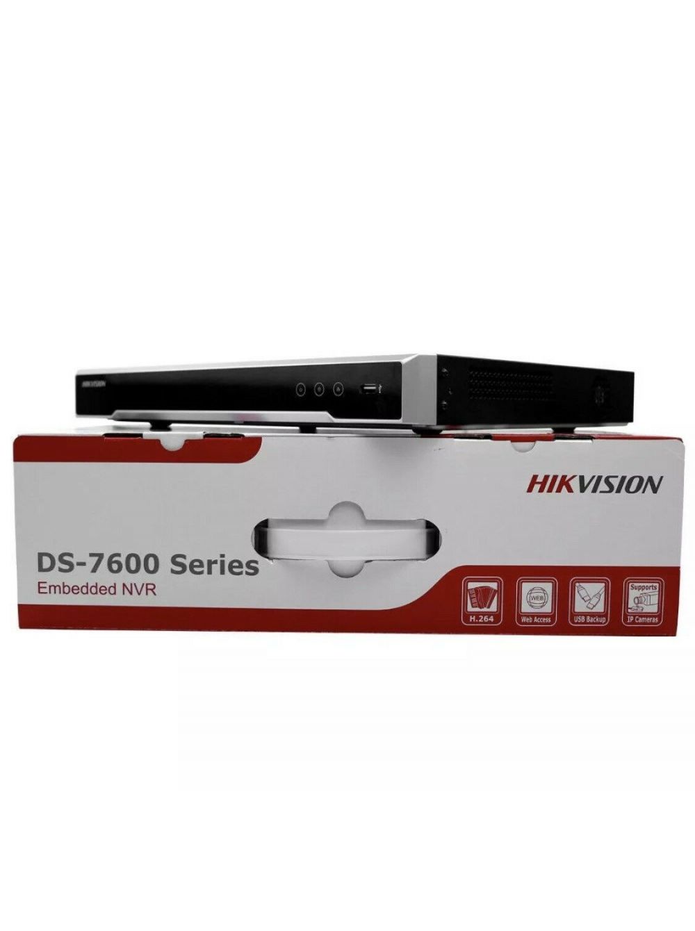 DS-7608NI-K2/8P 8-ми канальный ip-видеорегистратор с poe, видеовход 8 каналов, аудиовход 1 rca, видеовыход 1 vga 1080р, 1 hdmi 4к, аудиовыход 1 rca, вх поток 80мб/с, исх поток 160мб/с, разрешение записи до 8мп, синхр.воспр. 2 канала@8мп, 2 hdd 6тб, трев 4 Santreyd  - Вид №4