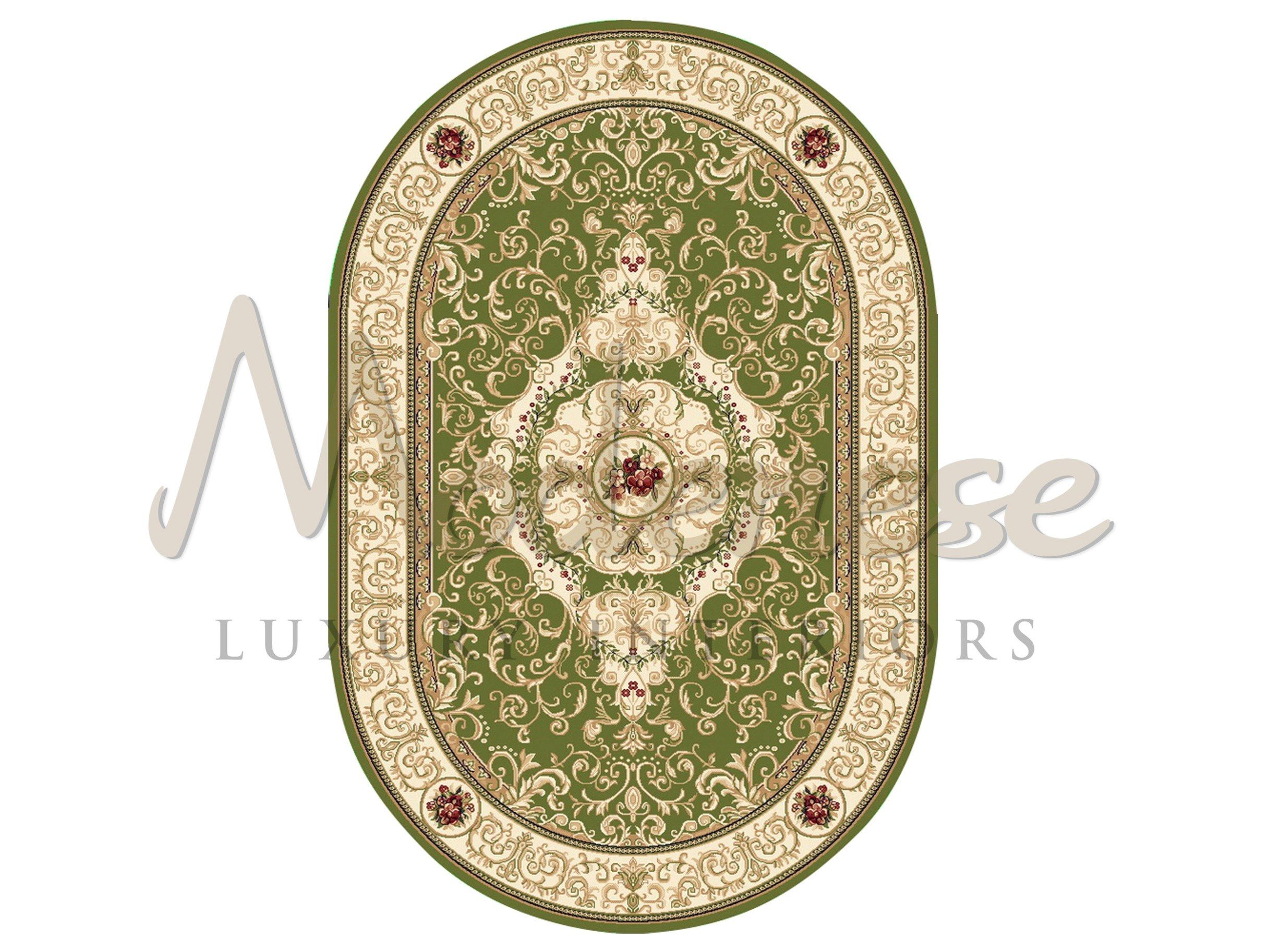 Овальный шелковый ковер Modenese Luxury Interiors Ковры ARCH-00051124 - Вид №1