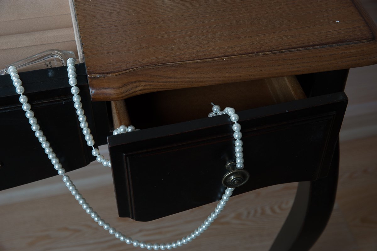 Туалетный столик с зеркалом и ящиками коричневый Mobilier de Maison ДОМАШНЯЯ ОБСТАНОВКА MOBILIER DE MAISON, ПОД СТАРИНУ 017253 Коричневый Santreyd  - Вид №4