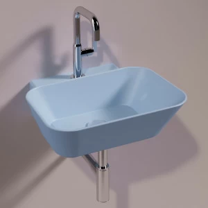 WA08PERVINCAMATT Подвесная раковина настенная прямоугольная Simas