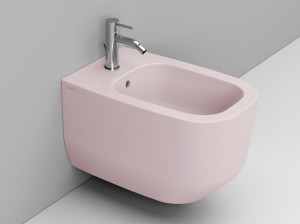 Керамическое подвесное биде с переливом