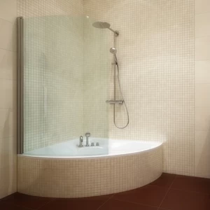 Шторка на ванну 90x150 GV-601R GUTEWETTER LUX PEARL