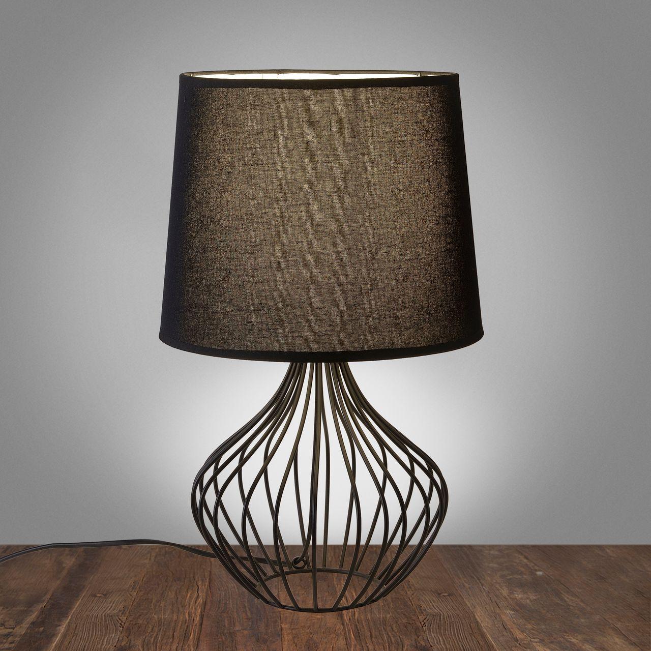 Настольная лампа Omnilux Caroso OML-83514-01 OMNILUX ВАЗА 220951 Медь;черный  - Вид №1