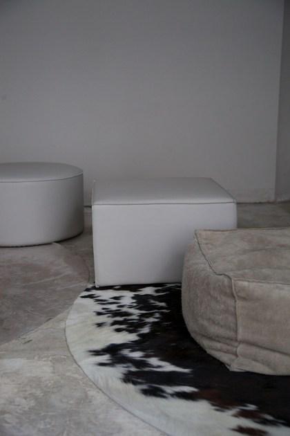 XAM Круглый коврик из воловьей кожи sun-id-1371707 - Вид №1