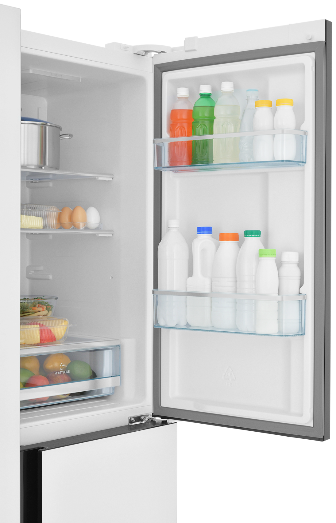 9185194 Холодильник Side by Side   ZUGEL ZRTD459GW белый STDN-0150027 - Вид №3