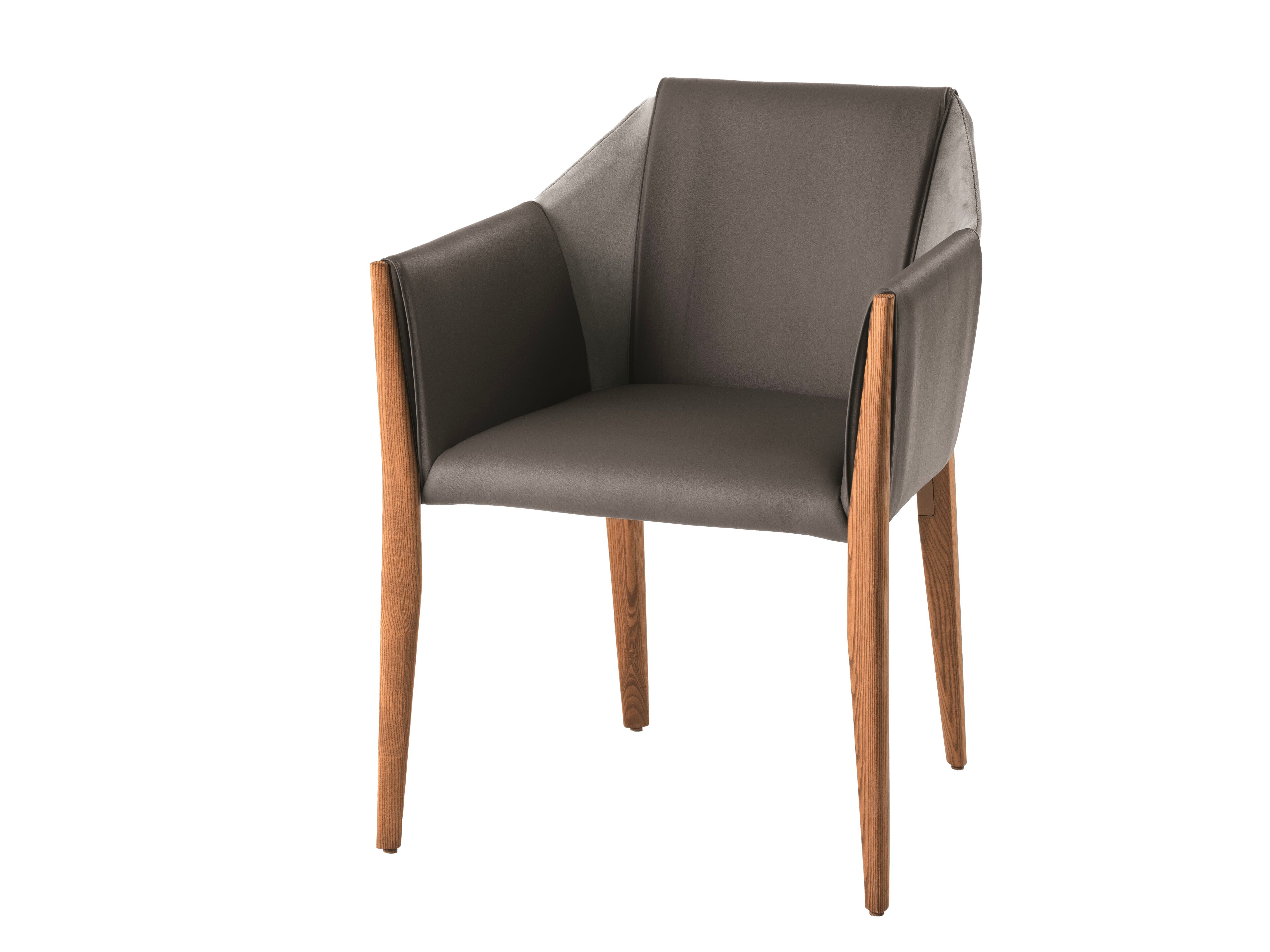 Кожаный стул с подлокотниками Bontempi Casa SVEVA ARCH-00018259