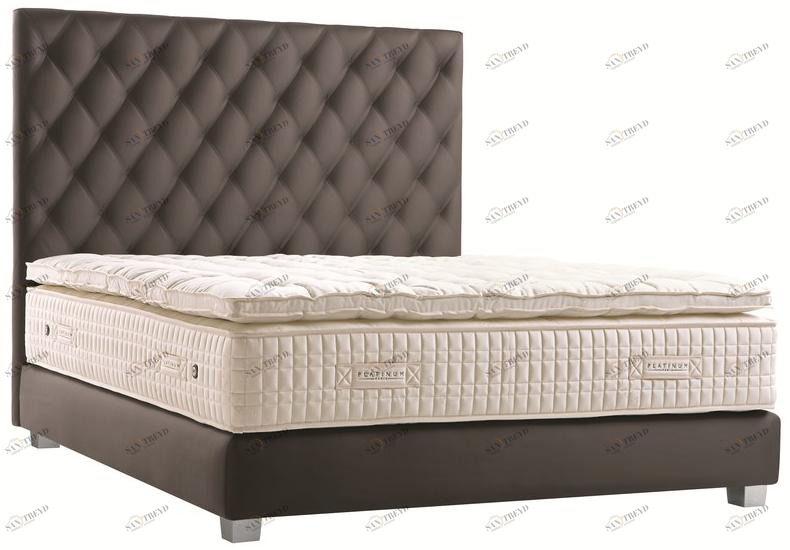 Treca Paris Тафтинговое изголовье для двуспальной кровати Platinum sun-id-1399404