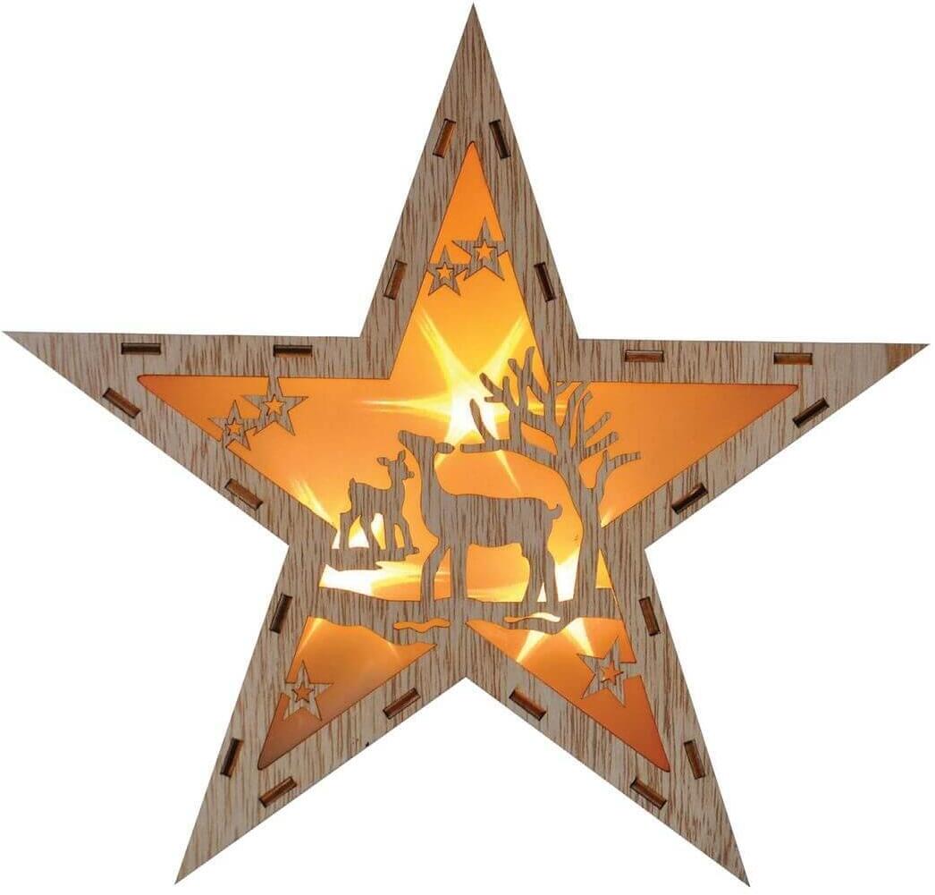 29282 1 Светодиодная фигура Ritter Wood Star