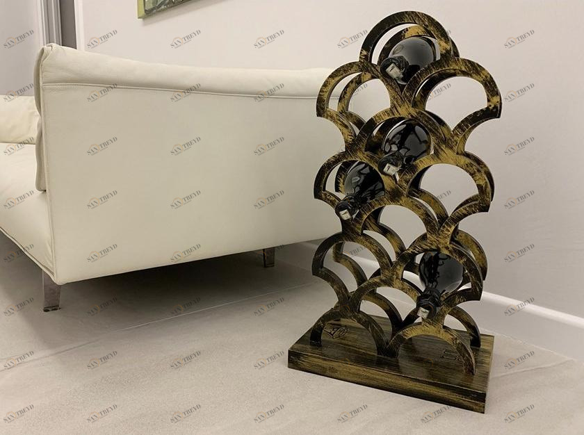 IndakoLab Держатель для бутылок из дерева sun-id-1505833