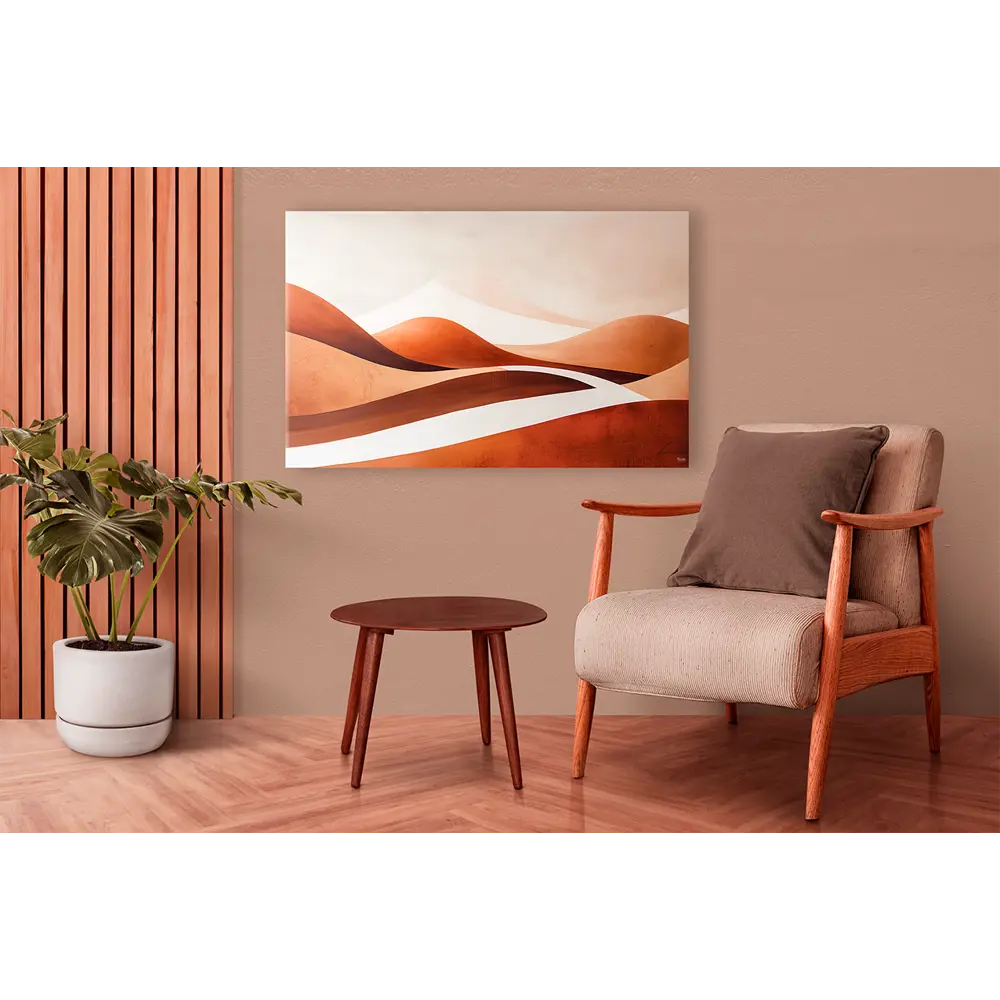 Картина Santreyd «Теплые изгибы» 60×100 см для современного интерьера 89389389 STLM-1470751 - Вид №5