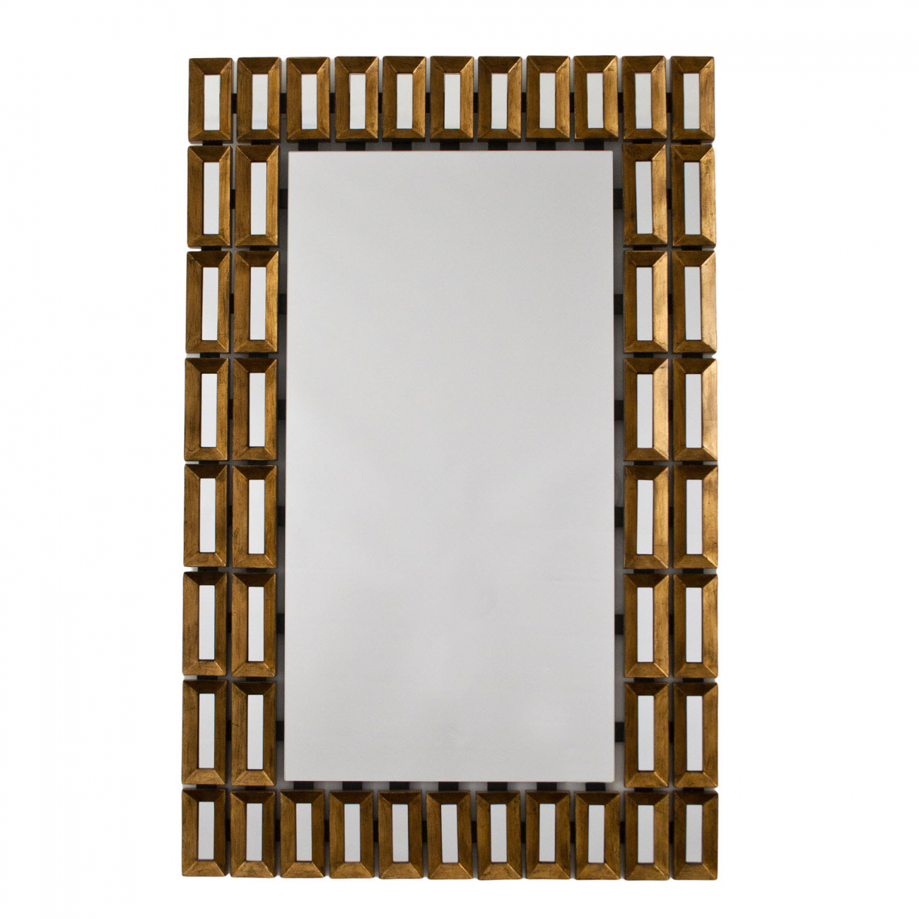 Зеркало прямоугольное настенное бронза Tuscony PUSHA ДИЗАЙНЕРСКИЕ 062565 Бронза  - Вид №1