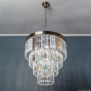 Frezia Light 1004 satin nickel люстра подвесная