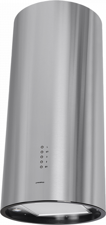 LEE WALL (C) 39 INOX Вытяжка l/ вытяжка с настенным креплением, максимальная производительность 1000 м3/ч,рассчитанная на кухню до 40 м2 с низким уровнем шума 52 дб, нержавеющая сталь Maunfeld Santreyd  - Вид №1