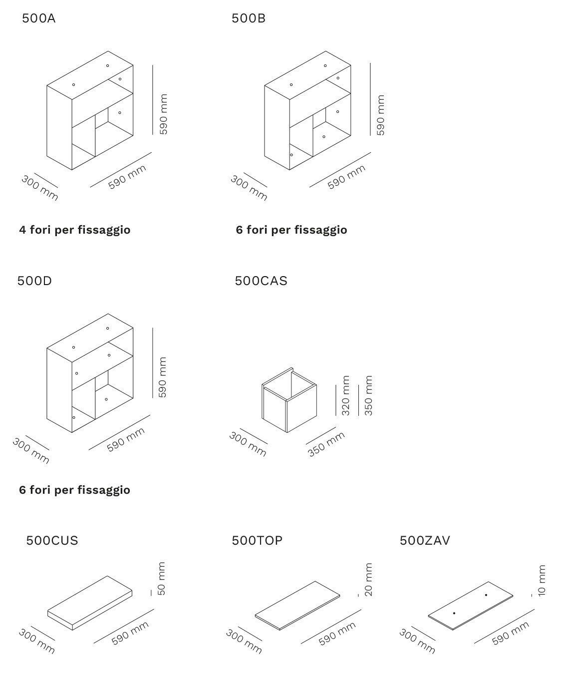 Модульный металлический книжный шкаф Mara B302 ARCH-00091011 - Вид №7