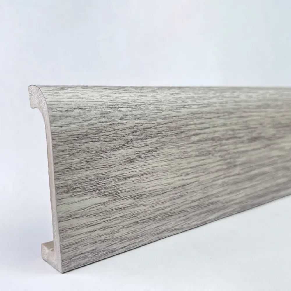 Плинтус Bello Deco 80x19x2000 мм ударопрочный влагостойкий дюрополимер орех айвори STLM-2085960