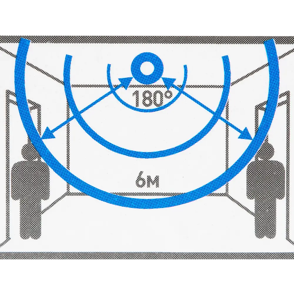 Датчик движения Duwi накладной 180° с радиусом действия 6 метров 82019152 STLM-0017742 - Вид №3