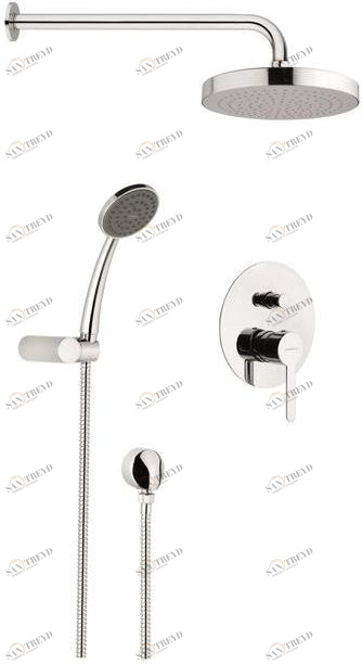 Rubinetterie Mariani Душевой набор с лейкой Noir 17b-no