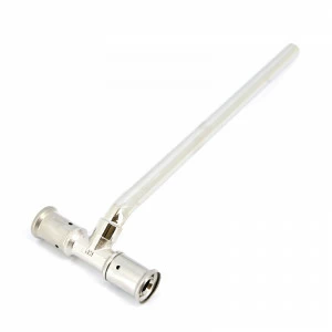 Тройник пресс с трубкой 300мм для радиатора HENCO 16x15x16