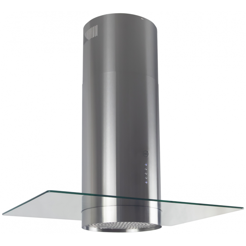 8130122 Вытяжка островная MBS MILTONIA 190 ISLAND GLASS серебристый/прозрачный STDN-0128940