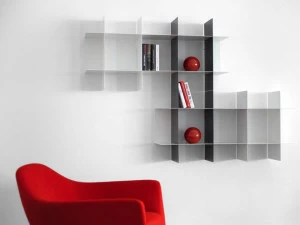 MEMEDESIGN Модульный книжный шкаф с переплетенными полками