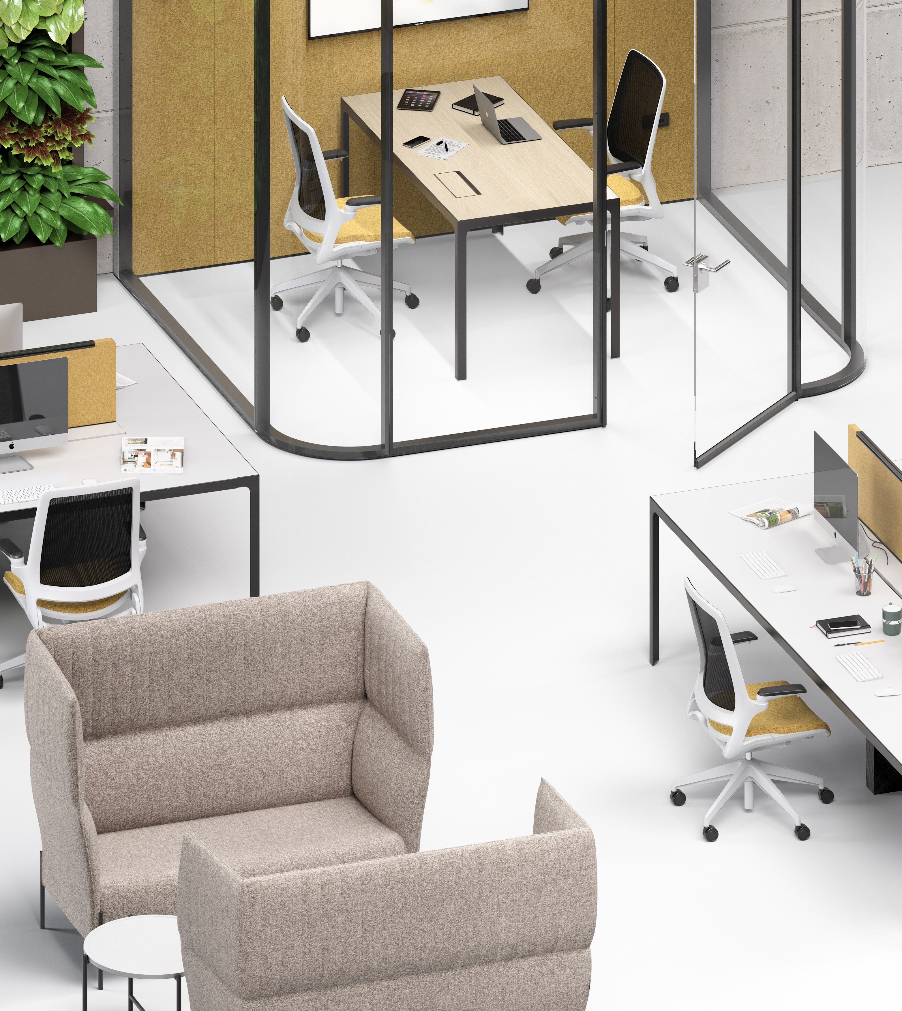 Акустическая офисная кабина со встроенным освещением ESTEL GROUP Collaborative Room ARCH-00057286 - Вид №10