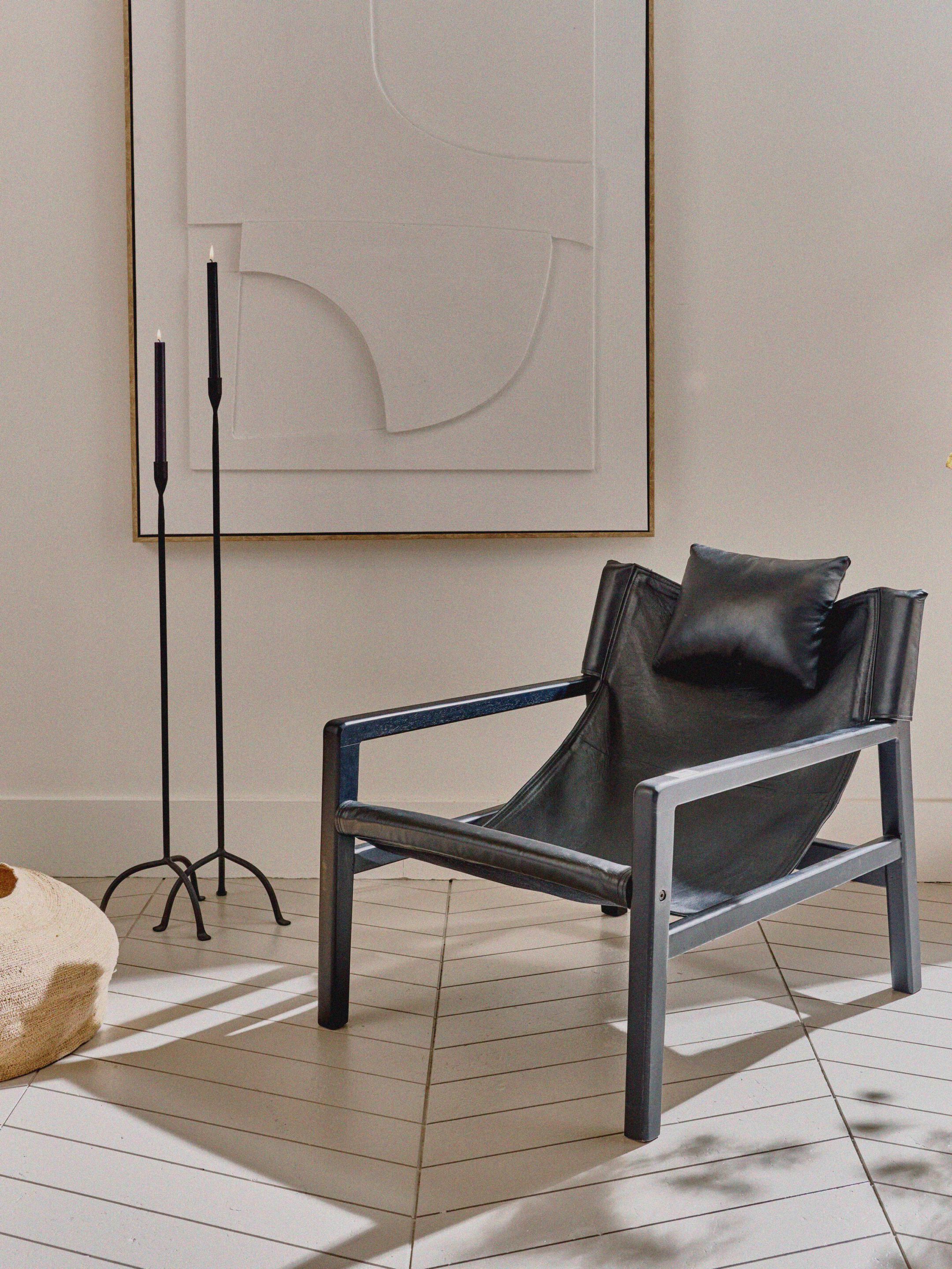 Кожаное кресло с подлокотниками и подголовником POMAX SIESTA ARCH-00033262 - Вид №1