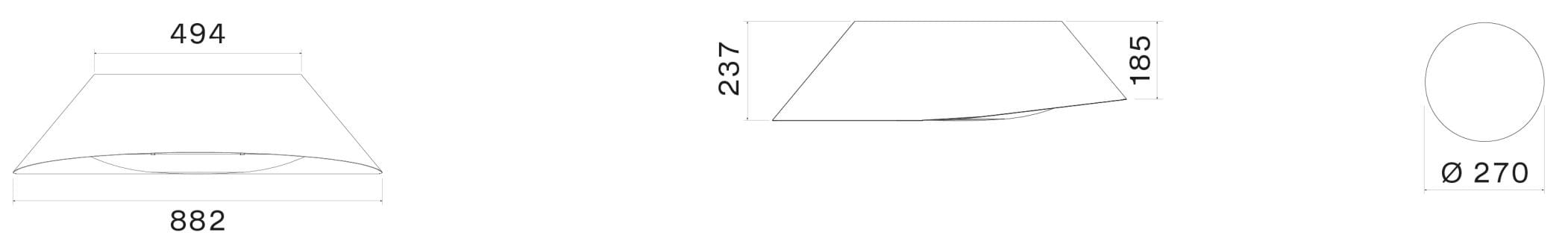 Стальной островной капюшон со встроенным освещением Falmec Circle.Технология ARCH-00031251 - Вид №6