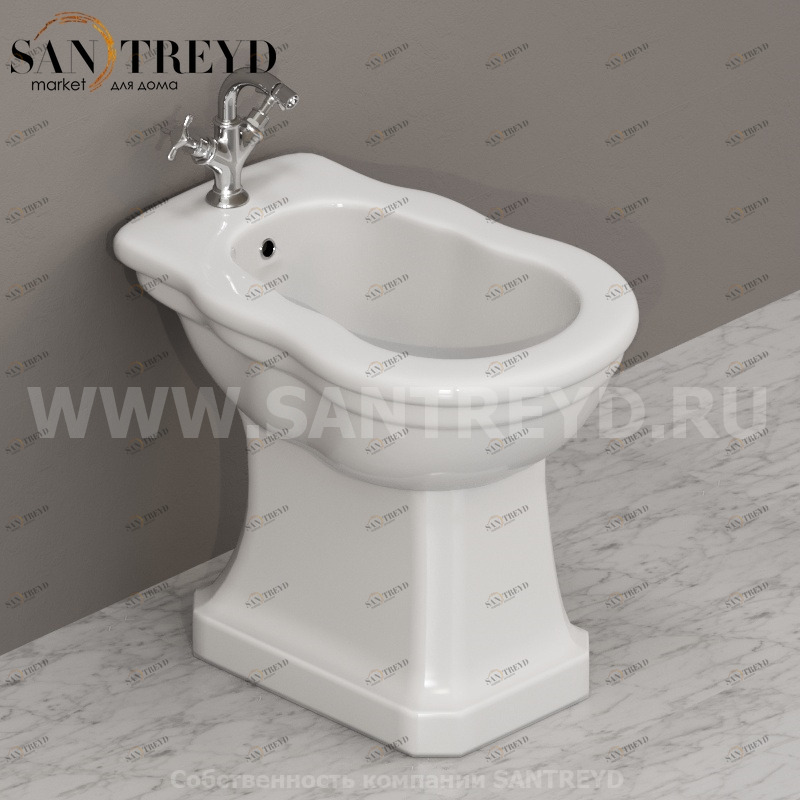 PA009BI Биде напольное PAESTUM Ceramica Globo