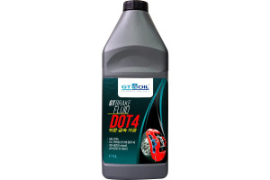 18835260 Тормозная жидкость Brake Fluid DOT 4, 1 л 8809059410226 GT OIL