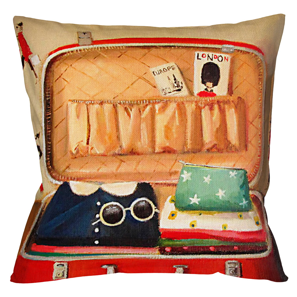 28199912 Арт-подушка «Первая остановка - Лондон» Object Desire 