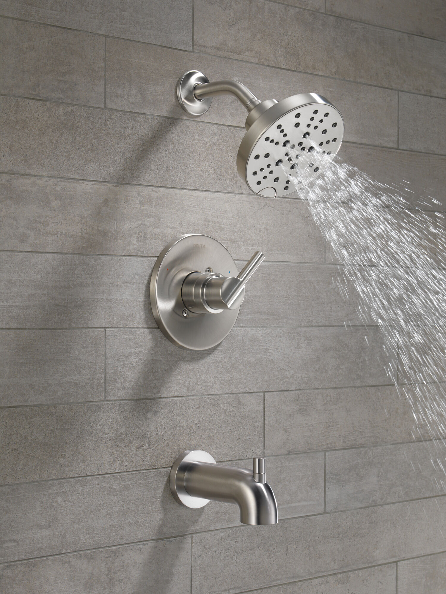 Monitor® 14 Series H2Okinetic® Ванна и душ Delta Faucet 144749-SS - Вид №4