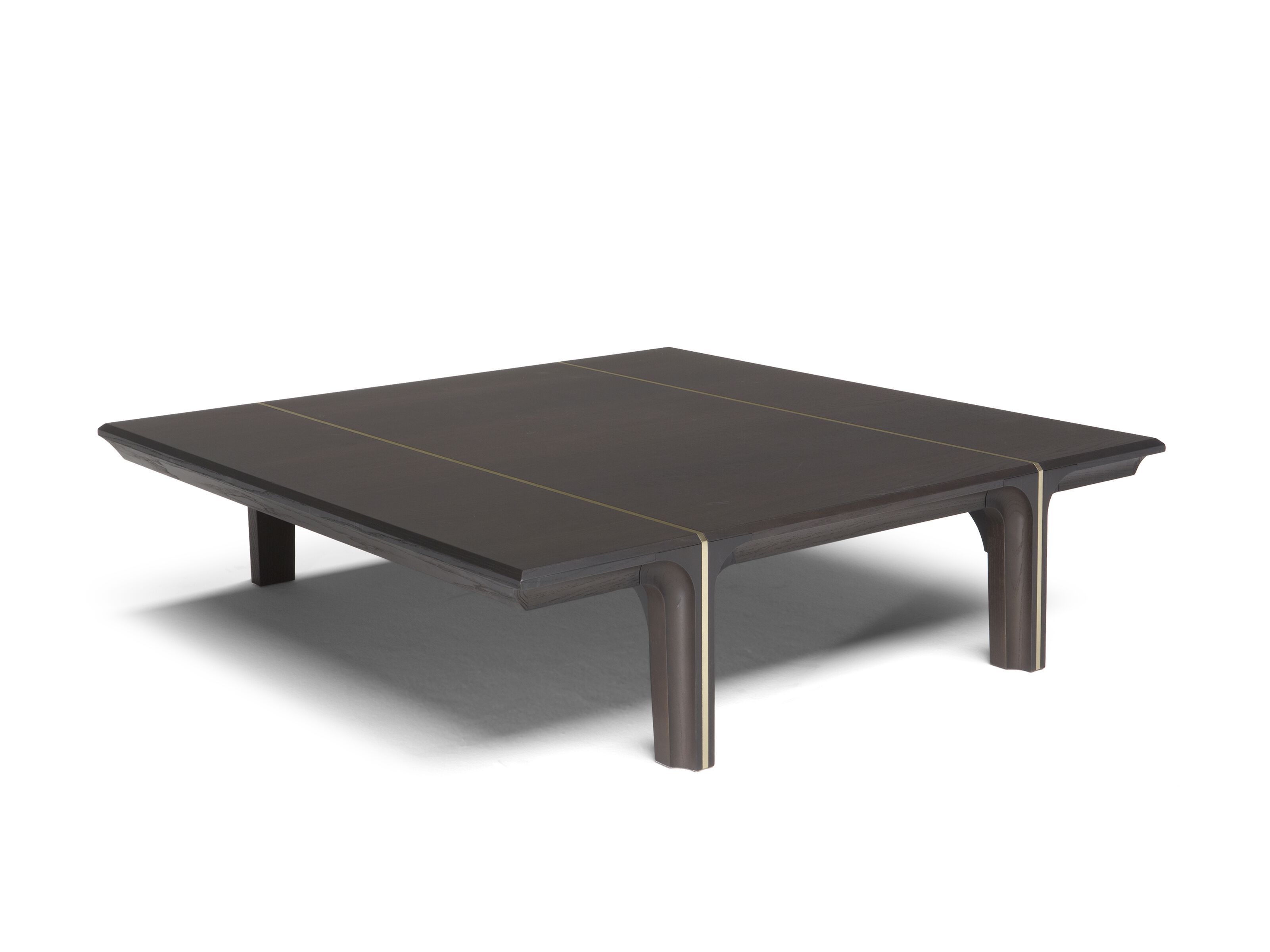 Деревянный низкий квадратный журнальный столик Natuzzi Italia кендо ARCH-00116697