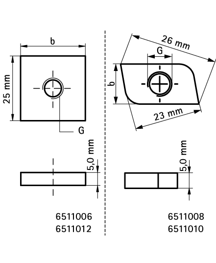 6511012 BIS Монтажные гайки нерж. монтаж в профиле BIS RapidRail® walraven  - Вид №1
