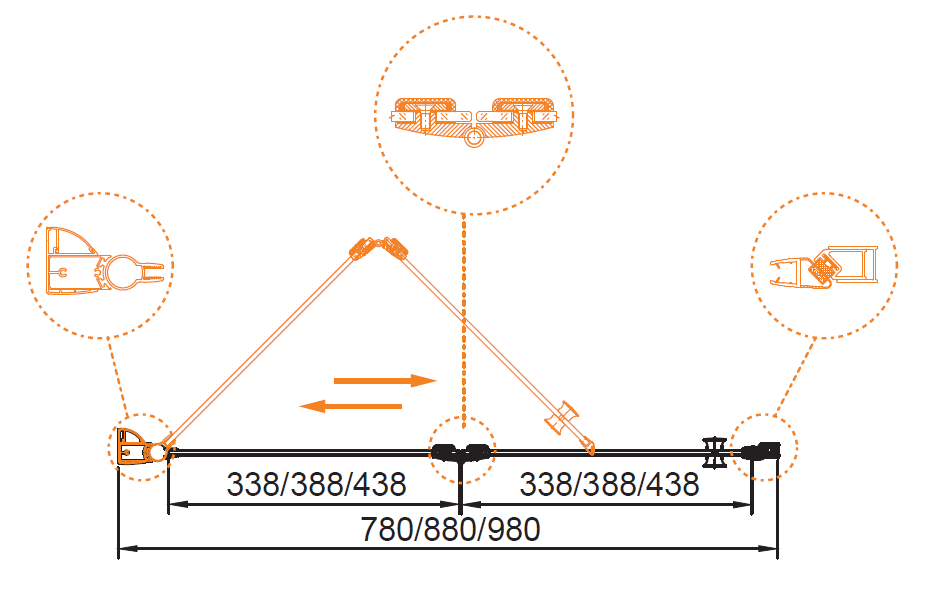 Душевая дверь в нишу CEZARES ELENA-W-BS-12-90-P-Cr-L - Вид №4