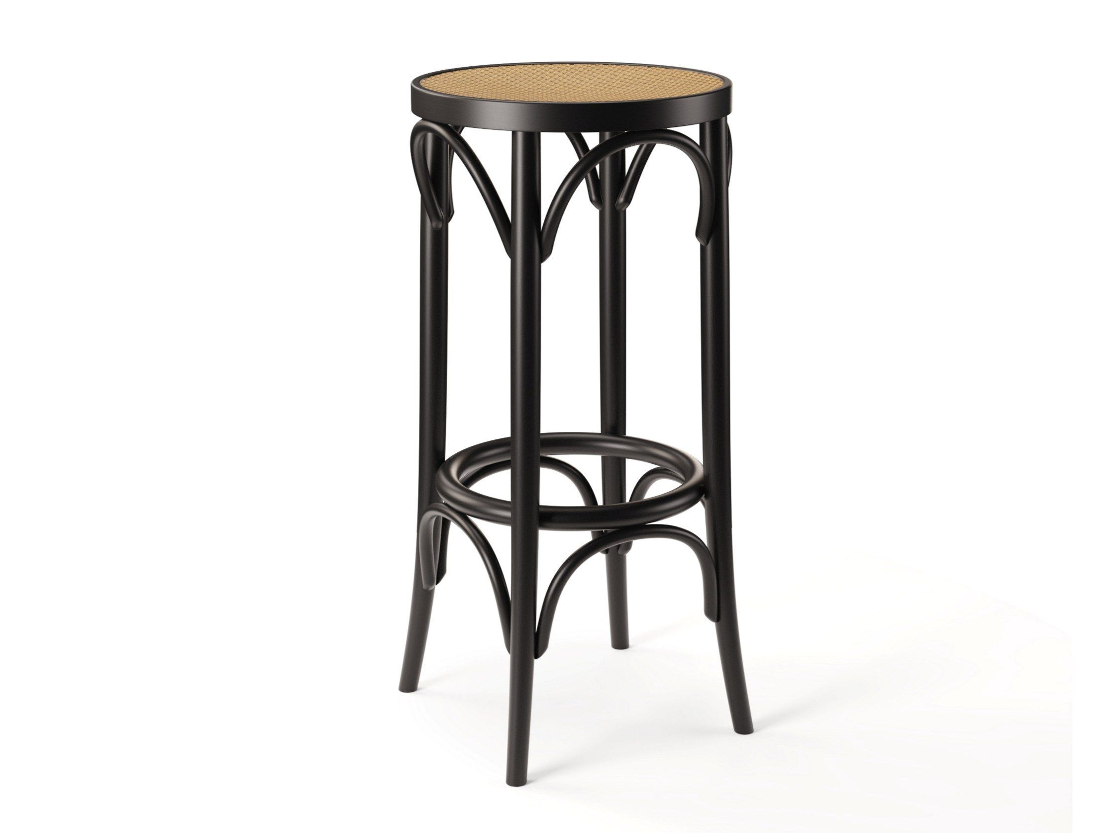 Высокий стул из бука с подставкой для ног TON 73 ARCH-00023211 - Вид №1