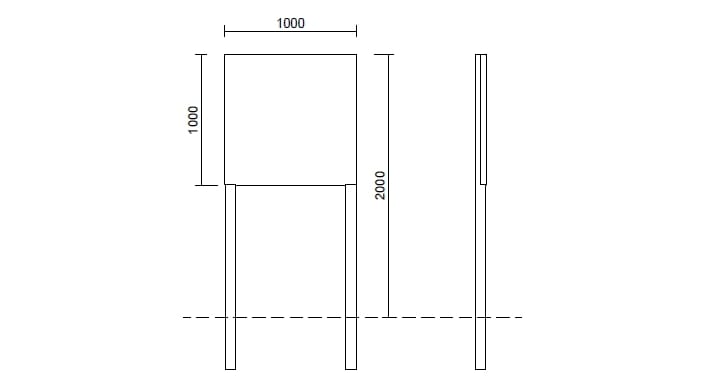 Стальная стойка дисплея Studio Città VERTICAL ARCH-00146979 - Вид №2
