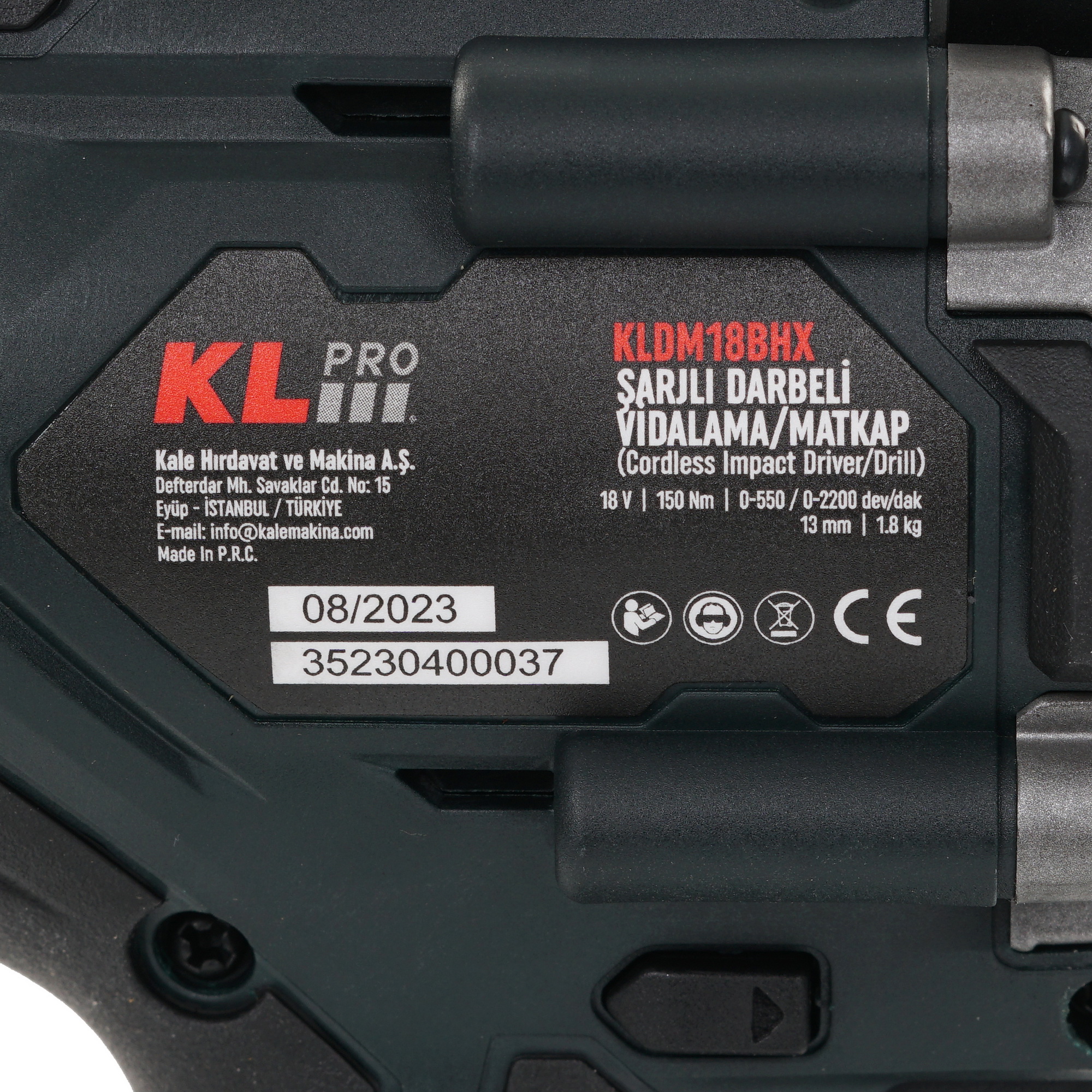 Дрель-шуруповерт KLPRO KLDM18BHX-50 9154014 STDN-0070601 - Вид №3