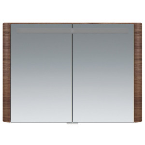 M30MCX1001NF зеркало зеркальный шкаф 100 см с подсветкой орех текстурированная шт AM.PM Sensation