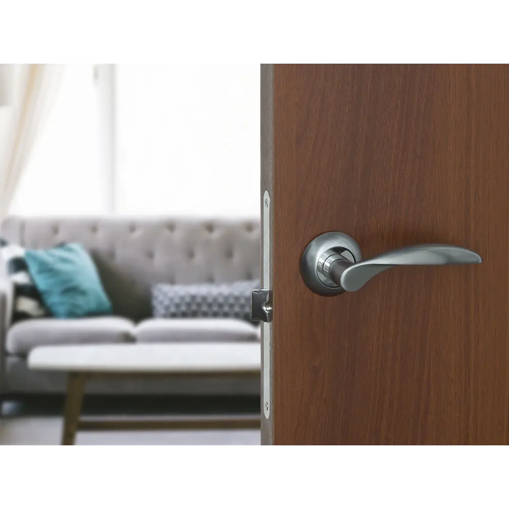 Дверная ручка Paladium Marta SC, без запирания, цвет серебро PALLADIUM STLM-2154483 - Вид №4