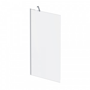 W90BS-080-140CT шторка на борт ванны 80х140 фиксированная хром стекло прозрачное с пристенны AM.PM Gem