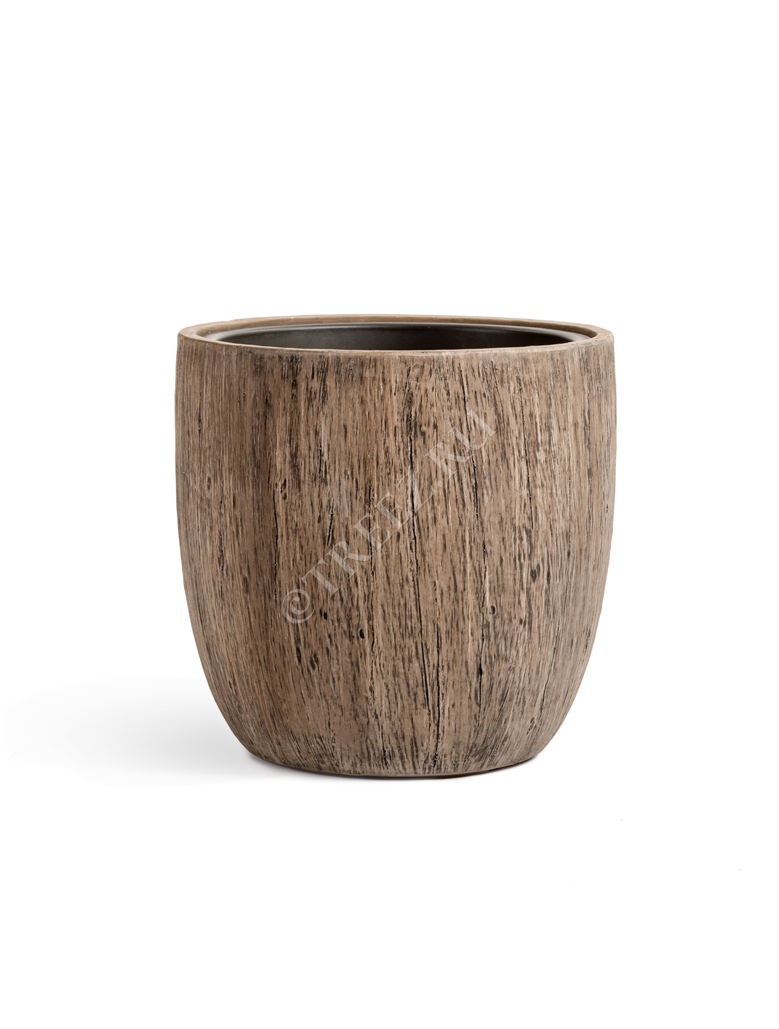 41.3317-03-012-WB-40 Кашпо  Effectory - серия Wood - Округлый конус - Светлый дуб Цветочная коллекция  - Вид №3