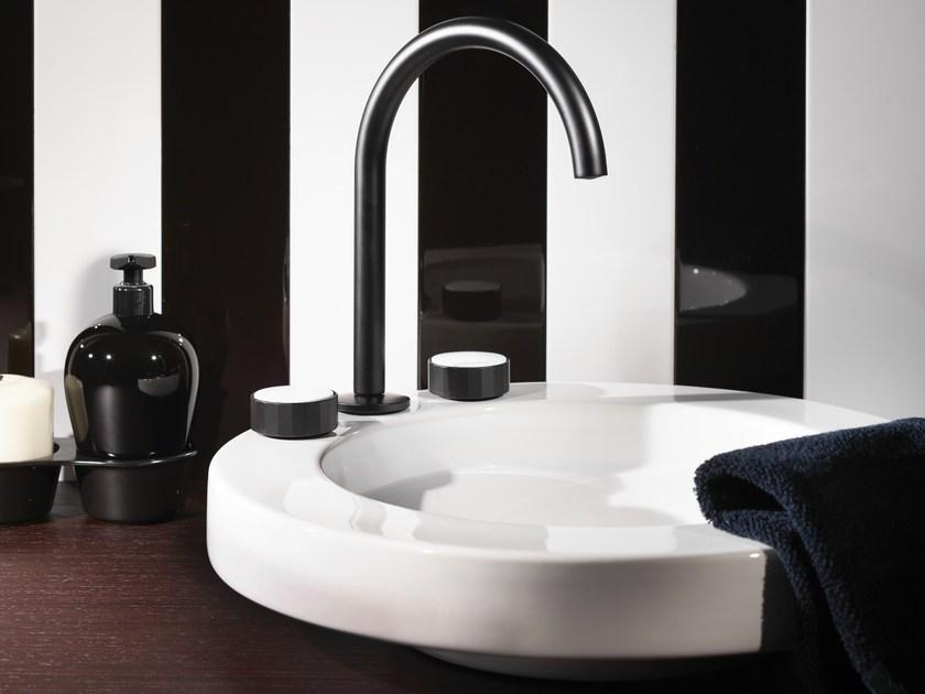 FIMA Carlo Frattini Смеситель для мойки на 3 отверстия с сатинированной отделкой Texture sun-id-1391743 - Вид №1