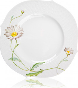 104108 Meissen Тарелка закусочная 22,5см "Игра волн, рельеф, маргаритка" Фарфор
