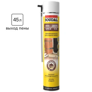 87819912 Пена монтажная бытовая Soudal 45 зимняя 750 мл STLM-1478452