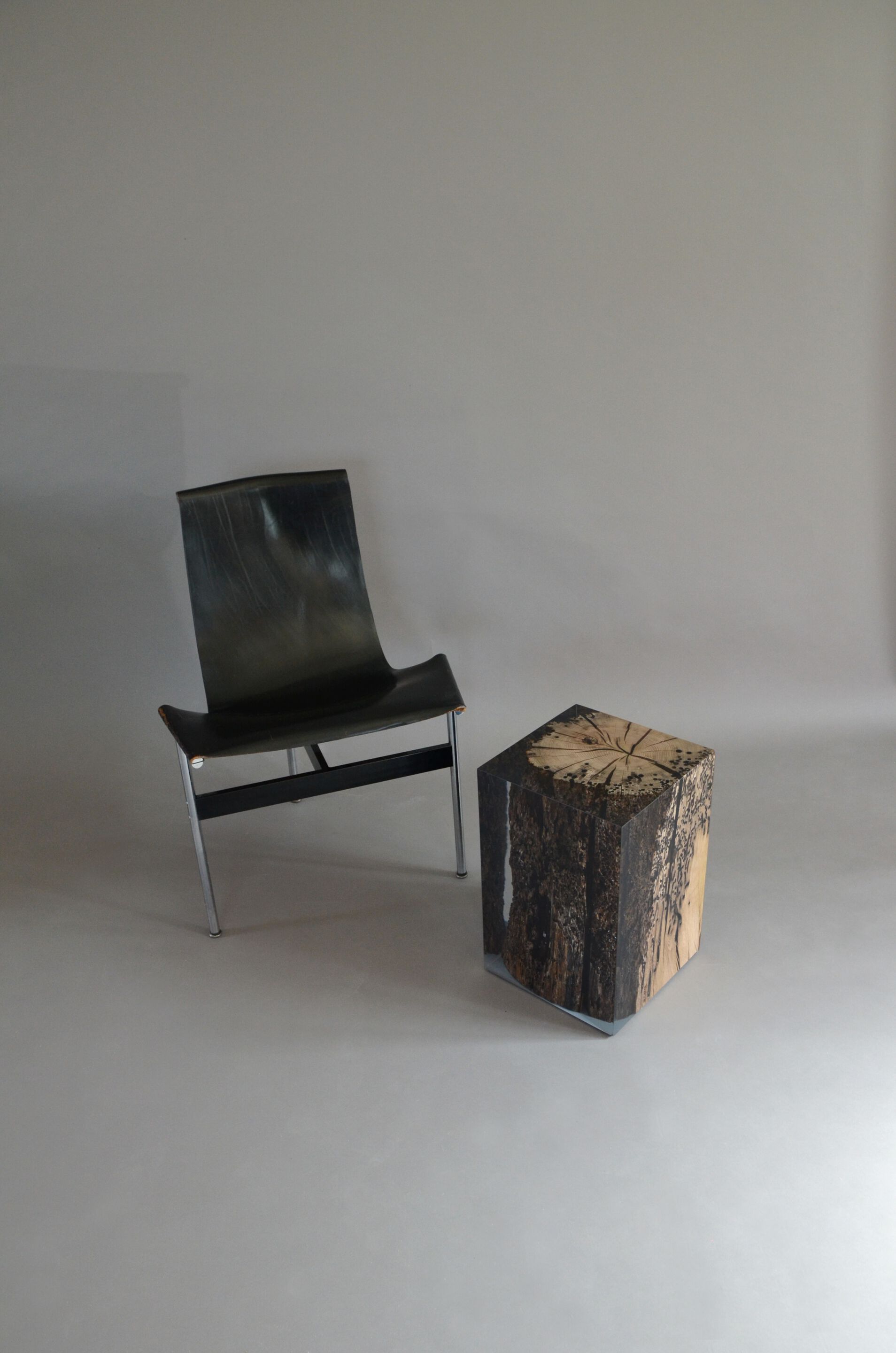 Табурет / журнальный столик из дуба и смолы alcarol Bricola ARCH-00047970 - Вид №28