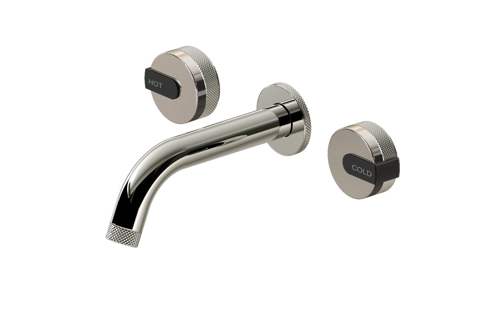 E-11530-R1PN-L1MBK-PC Смеситель для умывальника из 19,1см носикем (внешняя часть) GRAFF MOD+